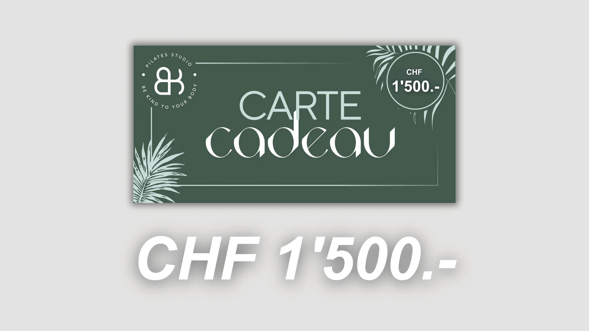 Carte cadeau 1500 Be Kind